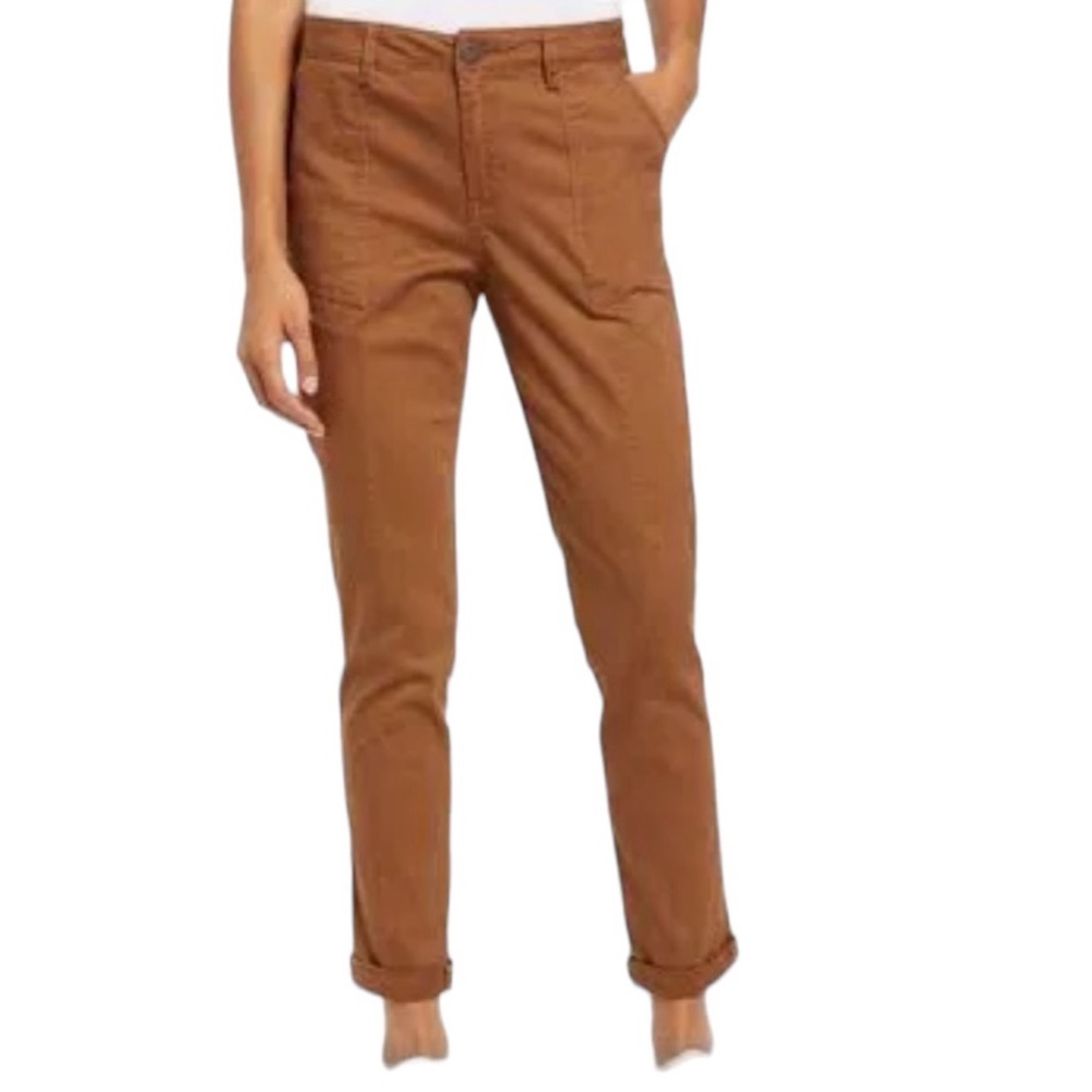 Wit & Wisdom Tobacco High Rise Utility Flex-Ellent Pant.